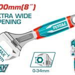 TOTAL THT101086 Adjustable wrench 8" مفتاح موليت