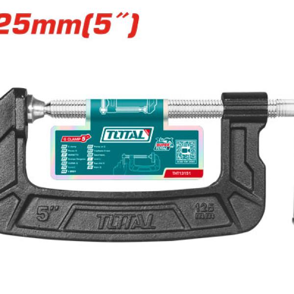 TOTAL THT13151 G clamp 5" مربط