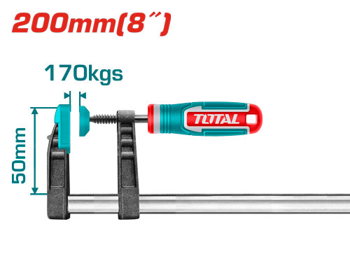 TOTAL THT1320502 F clamp 50x200mm مربط نجارين
