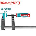 Total THT1320801 F clamp with plastic handle مربط نجارين 80*300