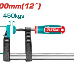 Total THT1321201 F clamp 120x300mm مربط نجارين