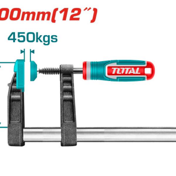 Total THT1321201 F clamp 120x300mm مربط نجارين