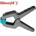 TOTAL THT13342 Spring clamp 4" ملقط نجارين