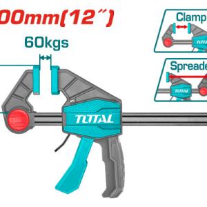 Total THT1340602 Quick bar clamps 12" مربط نجارين اتوماتيك