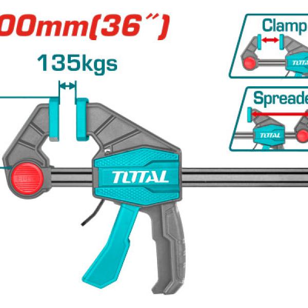 Total THT1346803 Quick bar clamp 36" مربط نجاريت اتوماتيك