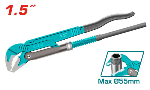 Total THT172153 45° heavy duty Swedish pipe wrenchمفتاح سويدي
