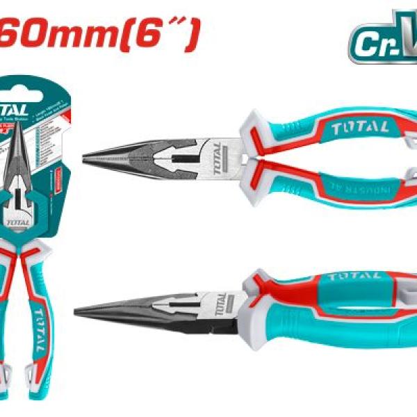 TOTAL THT220606 Long nose pliers 6" زرادية بوز وسط