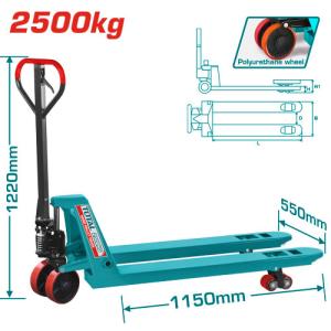 TOTAL THT301251 Hand pallet truck جك طبالي 2.5 طن
