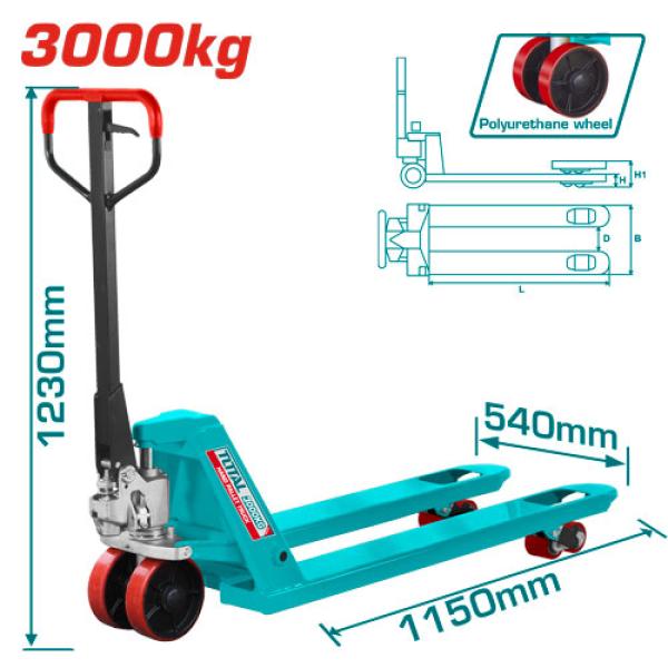 جك طبالي 3 طن Total THT301301