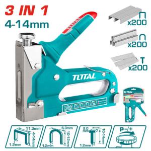 TOTAL THT31143 3 in 1 Staple gun مكبس تنجيد + مسمار