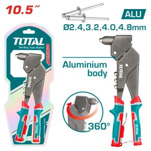 Total THT32106 360°Swivel head-hand Riveter 10.5" فرد تباشيم متحرك 360 درجة صناعي