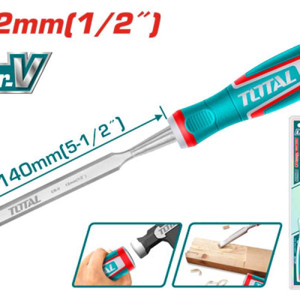 TOTAL THT41126 Wood chisel 12mm*140mm سنسيل خشب