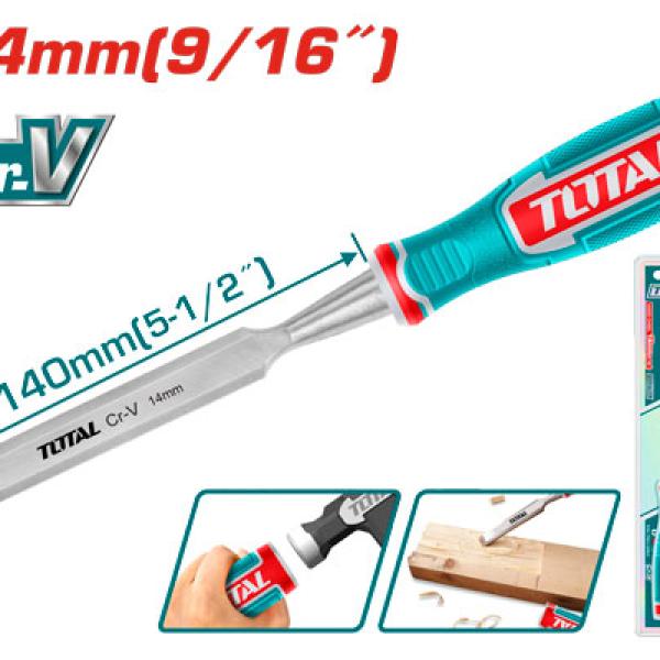 TOTAL THT41146 Wood chisel 14mm*140mm سنسيل خشب