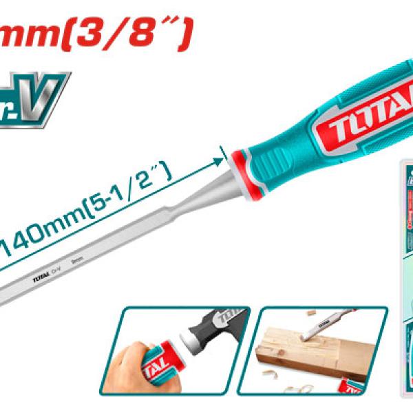 TOTAL THT4196 Wood chisel 9mm*140mm سنسيل خشب