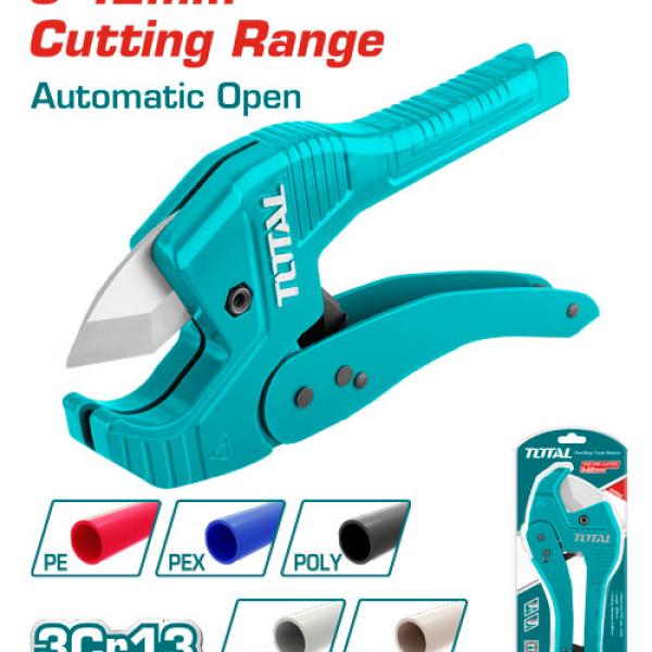 مقص مواسير بلاستيك 3-42 ملم TOTAL THT53422 PVC Pipe cutter