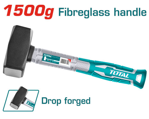 TOTAL THT7215006 Machinist hammer 1500g شاكوش مربع يد فيبر