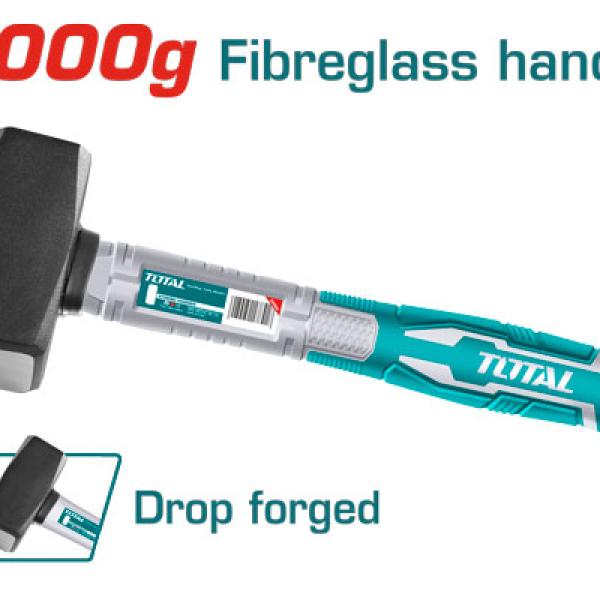 TOTAL THT7220006 Machinist hammer2000g شاكوش مربع يد فيبر