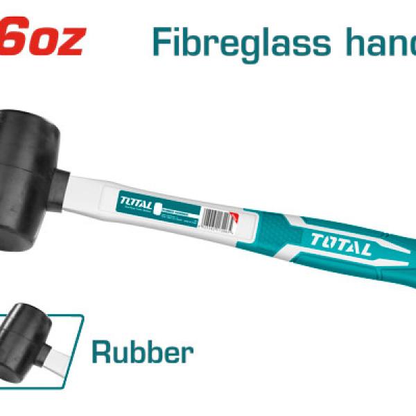 TOTAL THT761616 Rubber hammer 450g شاكوش مطاط