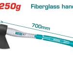 TOTAL THT7812506 Axe 1250g بلطة يد فيبر