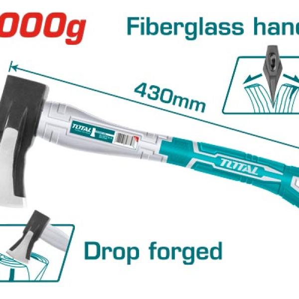 TOTAL THT798016 Axe 1000g بلطة يد فيبر