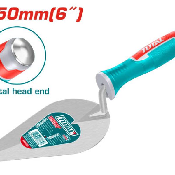 TOTAL THT82616 Bricklaying trowel(plastic handle) 6" مسطرين مثلث