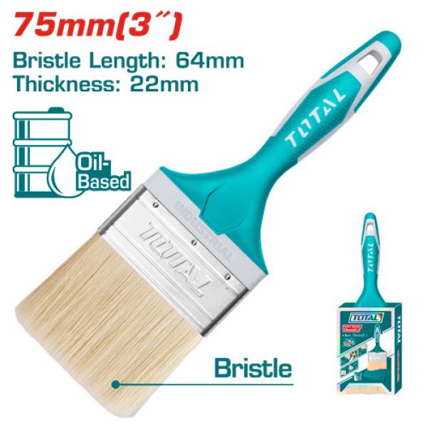 Paint THT84036 brush (plastic handle covered rubber) 3" فرشاية دهان ثقيل يد بلاستيك