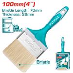 Total THT84046 Paint brush (plastic handle covered rubber) 4" فرشاية دهان ثقيل يد بلاستيك