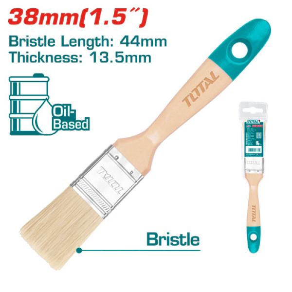 TOTAL THT84151 Paint brush 1.5" فرشاية دهان يد خشب