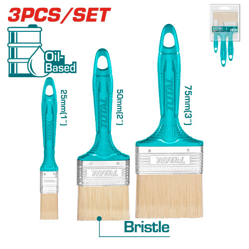 Total THT8450301 3pcs paint brush set طقم فراشي دهان 3 قطع عرض خاص