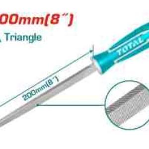 Total THT91486 مبرد حديد 8 انش مثلث