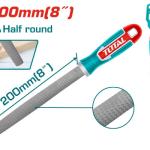 مبرد خشب نصف دائره 8" TOTAL THT91686