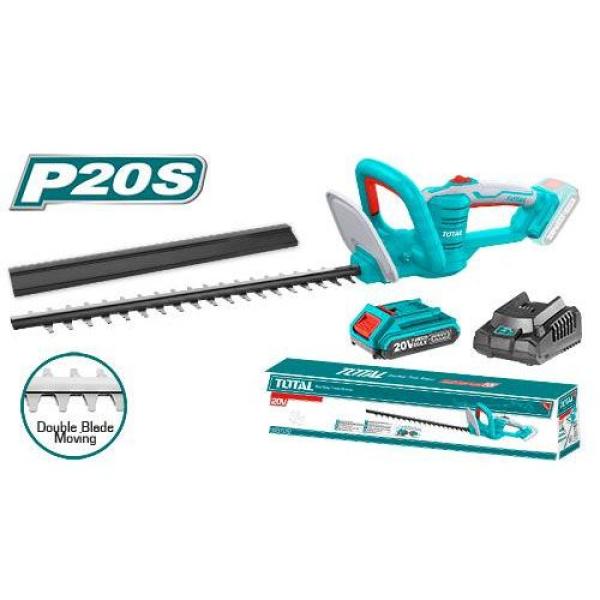 Total THTLI20461 Lithium-ion hedge trimmer مقص سياج مع بطارية وشاحن 20 فولت عرض خاص