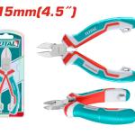Total THTMN356 Mini diagonal cutting pliers 4.5" قطاعة الكتروني