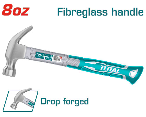 Total THTS7308 Claw hammer 220g شاكوش خلع