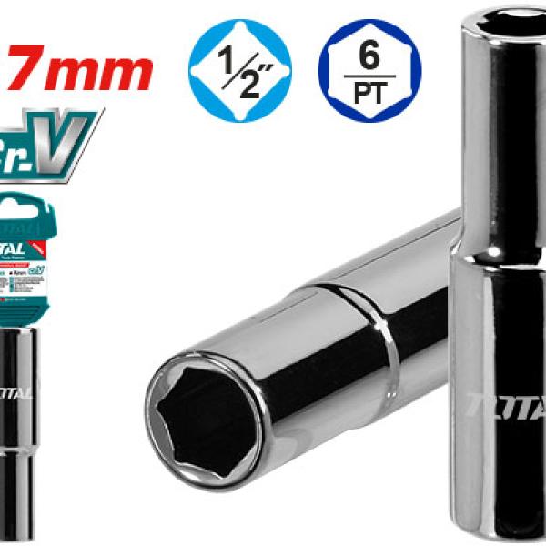 TOTAL THTST12273L 1/2 Deep Hexagonal socket 27mm بوكس طويل