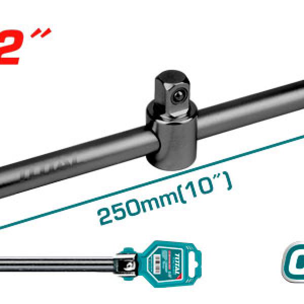 TOTAL THTSTB12106 1/2" DR.Sliding T-bar 10" 250mm يد سحاب