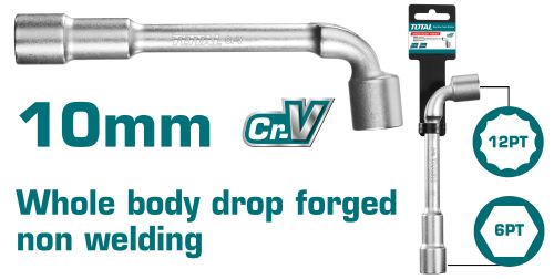 Total THWL1006 L-Angled socket wrench 10mm بوكس نافذ L