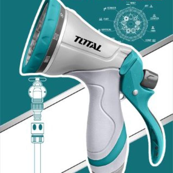 Total THZATN1101 Metal Trigger Nozzle فرد رش حديقة معدني