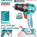 Total TIDLI205581 درل شحن 20 فولت 55 نيوتن بدون بطاريات