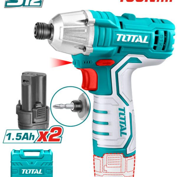 Total TIRLI1201 Lithium-Ion impact driver درل شد براغي 12 فولت