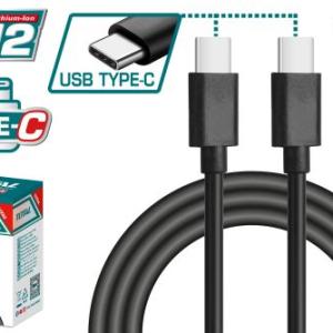 Total TIUCC02 USB type-C to type-C cable سلك شاحن 1 متر