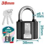 Total TLK31381 قفل حديد 38 ملم