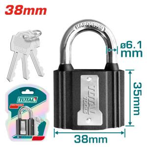 Total TLK31381 قفل حديد 38 ملم