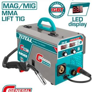 Total TMGT1601 Inverter MAG/MIG/MMA/TIG Lift welding machine 160A ماكنة لحام ميج + تيج كهرباء