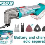 Total TMLI2022 ماكنة متعددة 20 فولت بدون بطارية وشاحن + طقم اكسسوارات