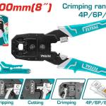 Total TMPC4468P Modular Plug Crimper 8” عراية مع مكبس راسيات