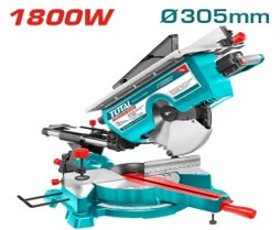 Total TMS43183051 منشار ذيل 12 انش سحاب مع طاولة حصر 1800واط