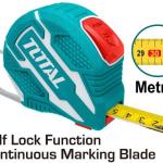 Total TMT126252M Steel measuring tape 5mx25mm متر قفل ذاتي