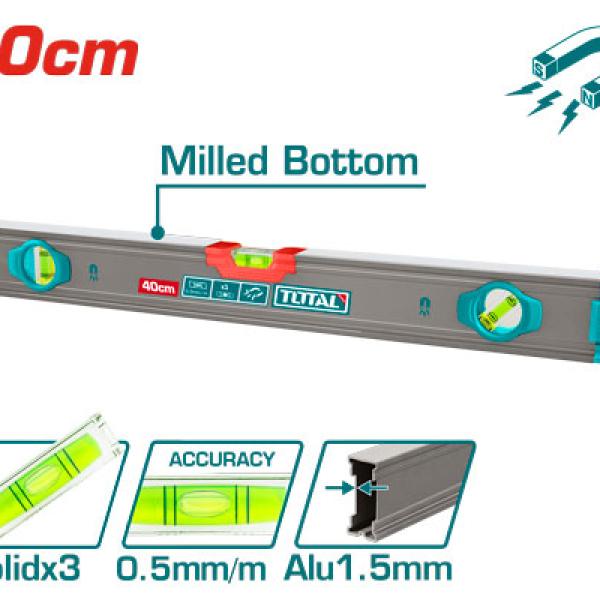 Total TMT24028M ميزان ماء 40 سم مغناطيس