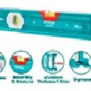 Total TMT24056 Spirit level(With powerful magnets) 40cm ميزان ماء مغناطيس ثقيل